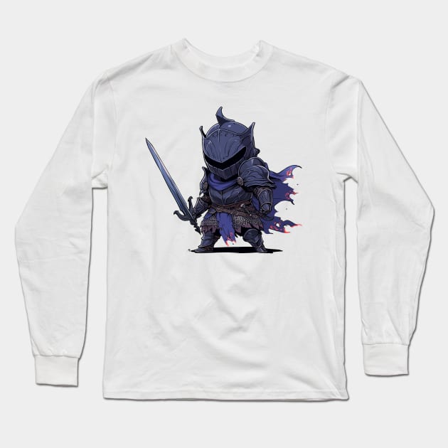 dark soul Long Sleeve T-Shirt by piratesnow